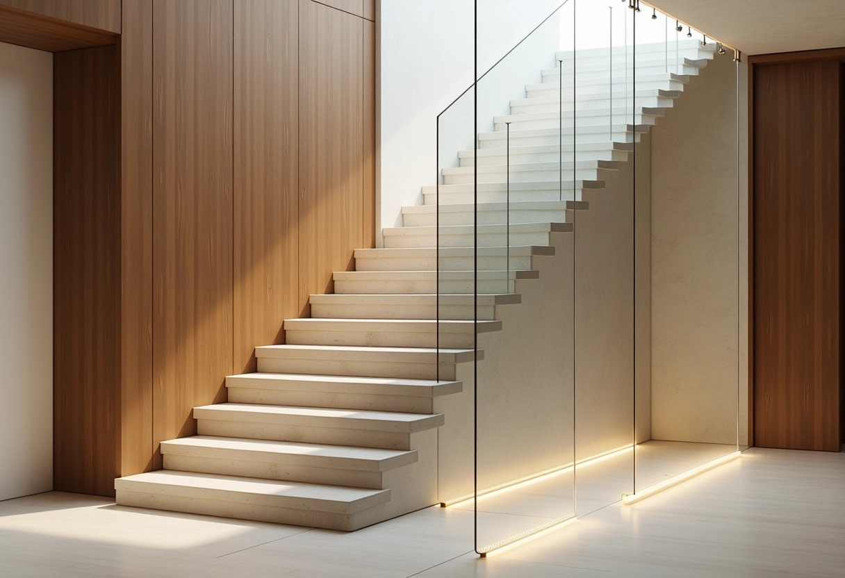 escalier hiver