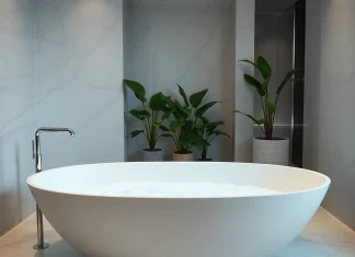 baignoire de luxe