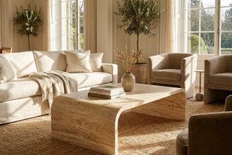 fabrication meubles travertin