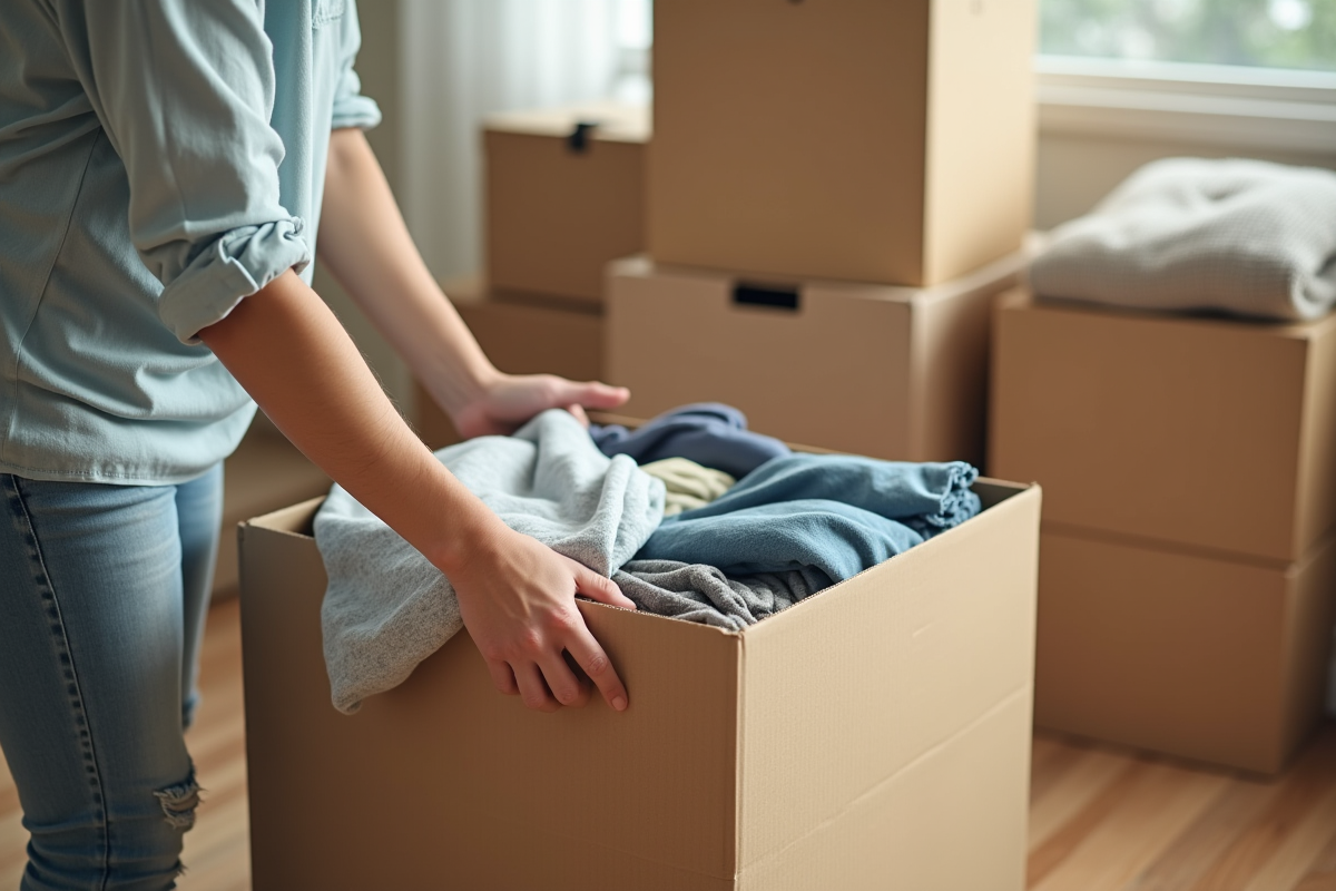 déménagement cartons