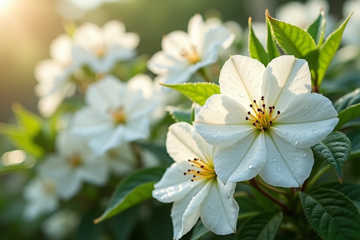 arbustes fleurs