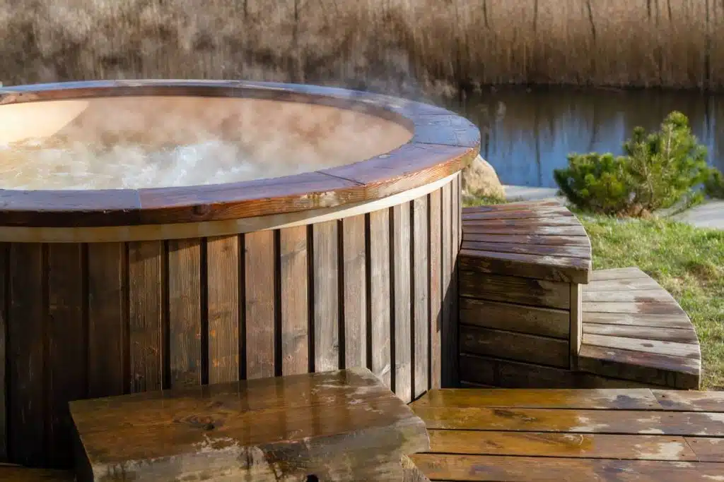 Piscine en bois