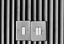 two gray switch panels